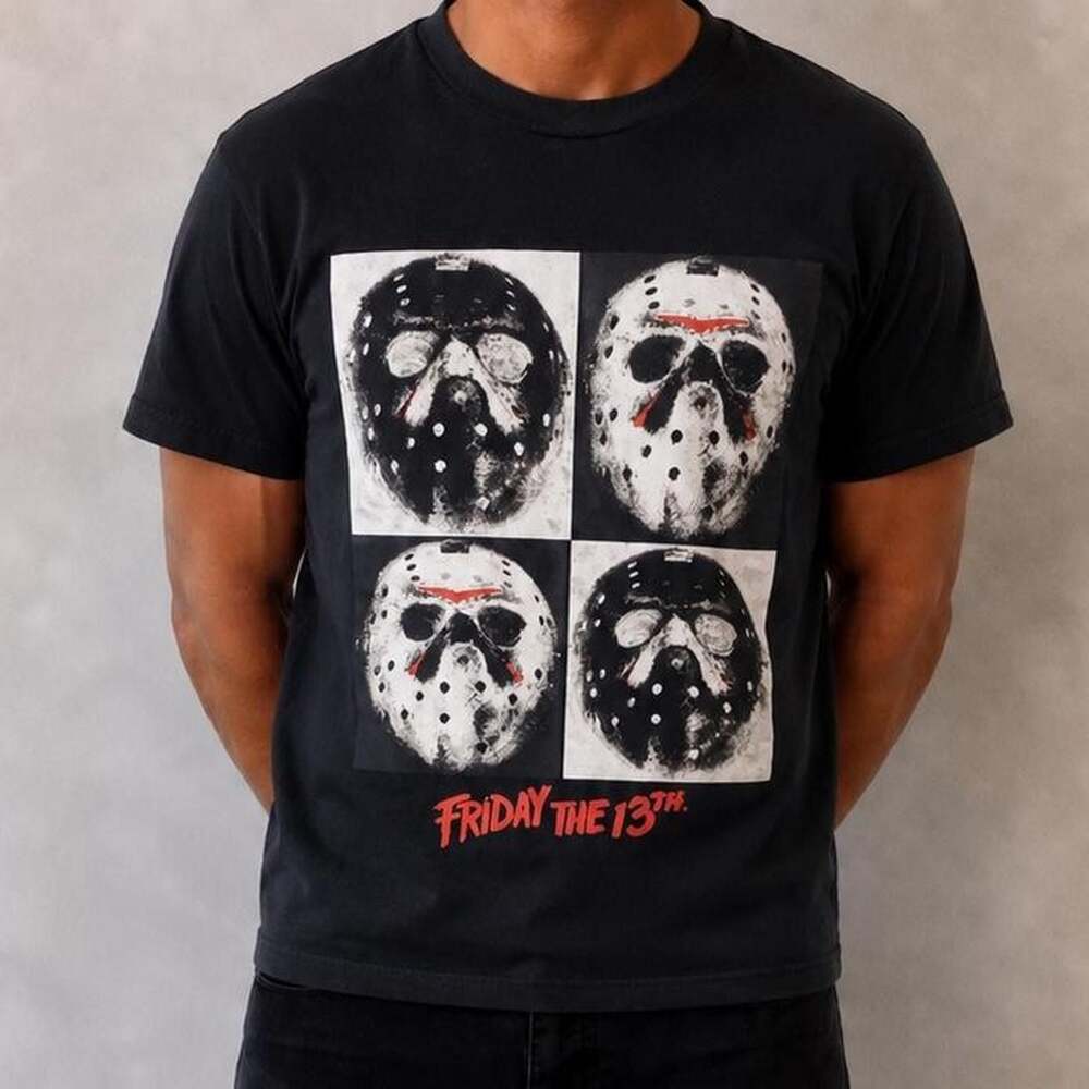Friday the 13th Jason Voorhees Four-Panel Graphic T-Shirt